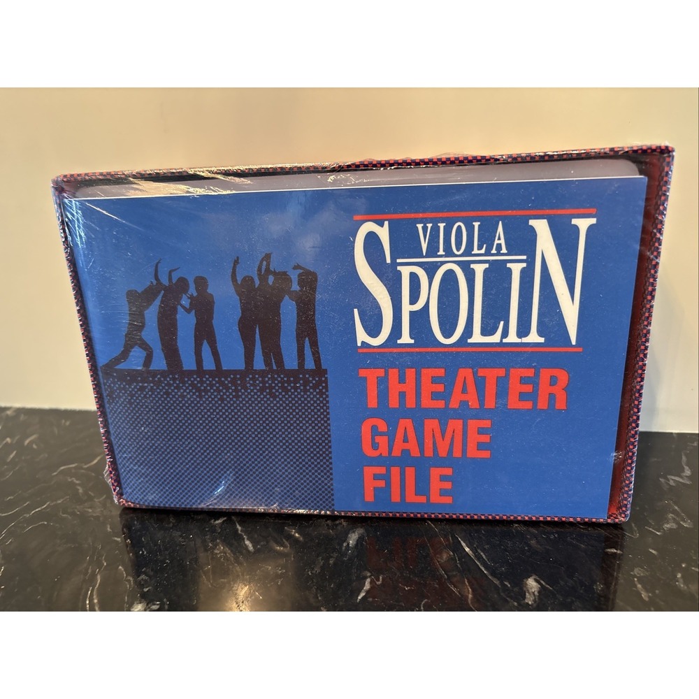 THEATER GAME FILE (INDEX CARDS AND HANDBOOK) By Viola Spolin. Sealed